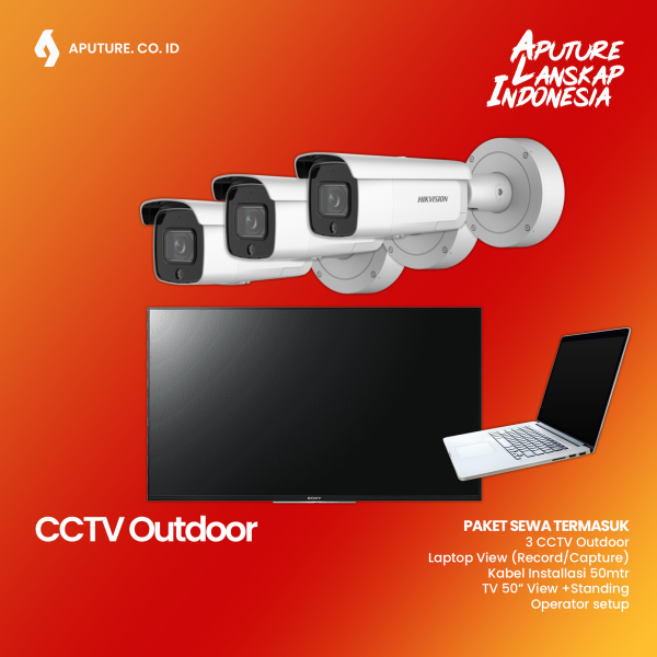 paket sewa cctv Outdoor Premium